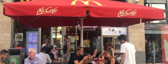 McDonald's is one of Favorite places in Leipzig.