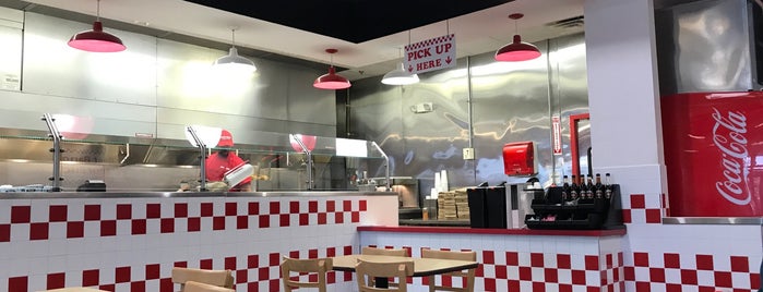 Five Guys is one of The 15 Best Places That Are Good for a Quick Meal in Newport.
