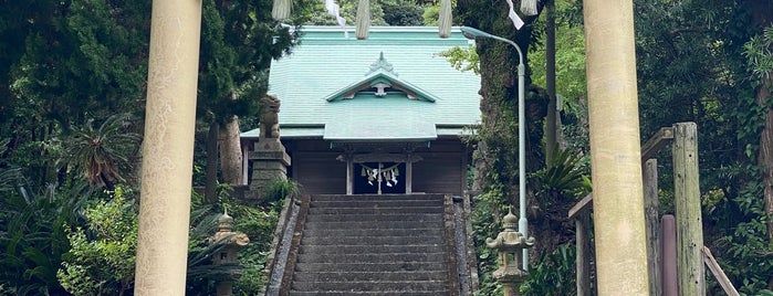御笏神社 is one of 伊豆諸島の神社.