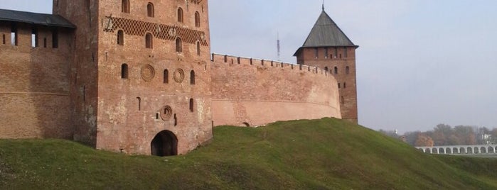 Novgorod Kremlin is one of UNESCO World Heritage Sites (Russia).