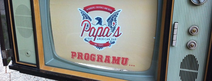 Papa's True American Bar is one of Zagreb Food Hipsteraj, al dobar.