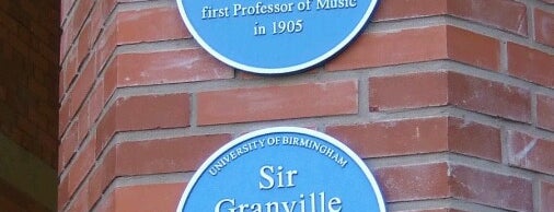 Bramall Music Building is one of University of Birmingham – Blue Plaques Trail.