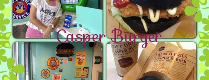 Casper Burger is one of Bangkok food.