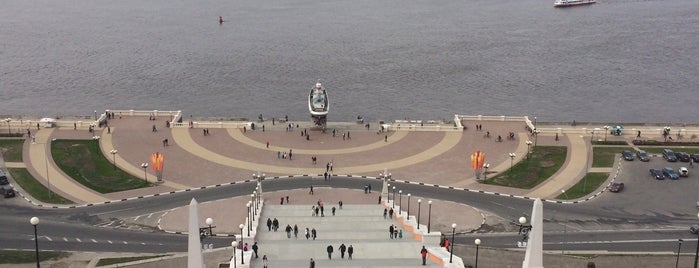 Чкаловская лестница is one of Что посмотреть в Нижнем Новгороде.