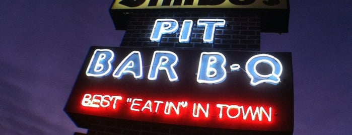 Jimbo's Pit Bar B-Q is one of Tom’s Liked Places.