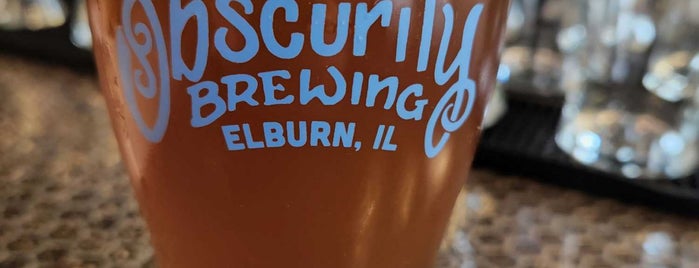 Obscurity Brewing & Craft Mead is one of Chicago area breweries.