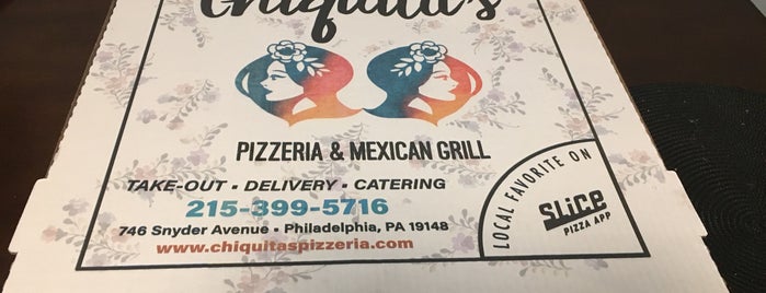 Chiquita's Pizzeria & Mexican Grill is one of Philly.