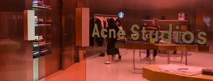 Acne Studios is one of Places to visit: Hong Kong.