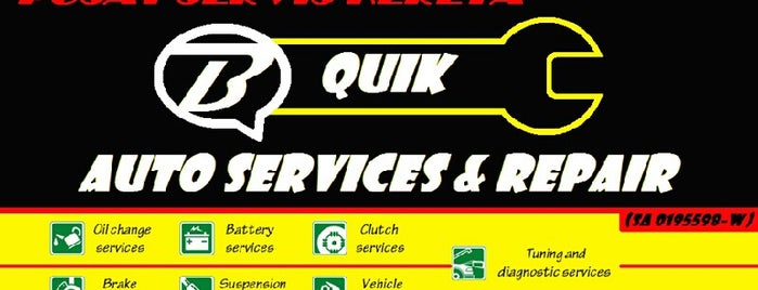 B Quik Auto Services & Repair {v} is one of created spots.