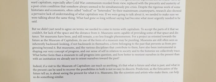 Museum Of Capitalism is one of Doing.