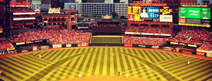Busch Stadium is one of Amy's STL Favorites.