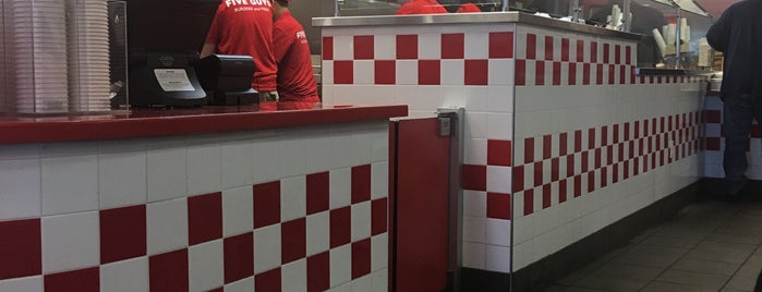 Five Guys is one of places.