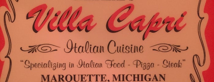 Villa Capri is one of U.P. Pizza.