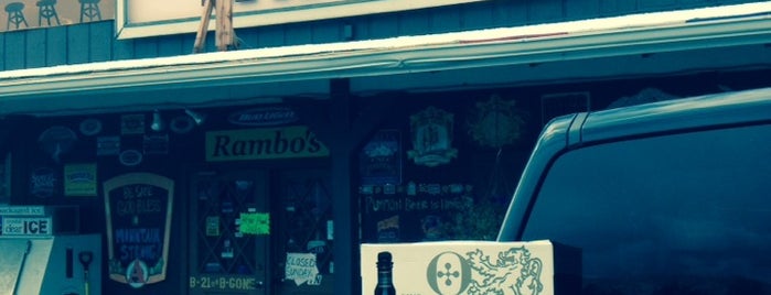 Rambo's Longhorn Liquor Mart is one of Tempat yang Disukai Tyler.