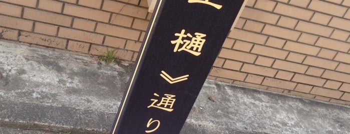 土樋通り is one of 歴史的町名等活用路線（全77路線）.