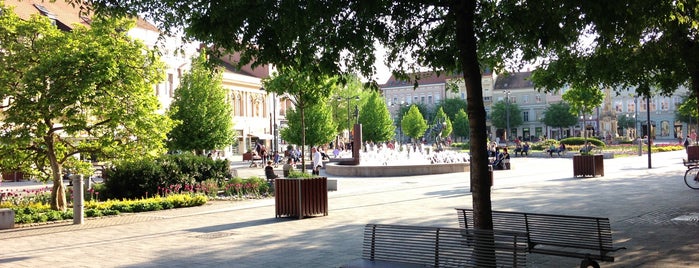 Fő tér is one of favourite.