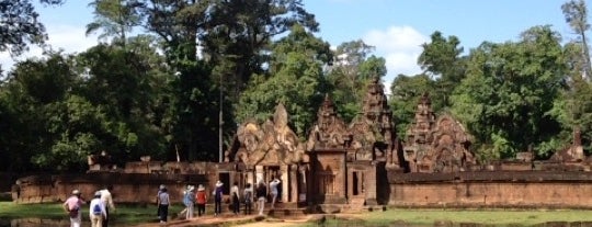 Banteay Srei Temple ប្រាសាទបន្ទាយស្រី is one of Unesco World Heritage Sites I've Been To.
