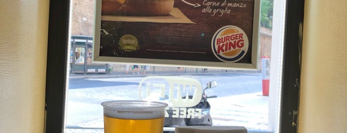 Burger King is one of Roma, Italy.