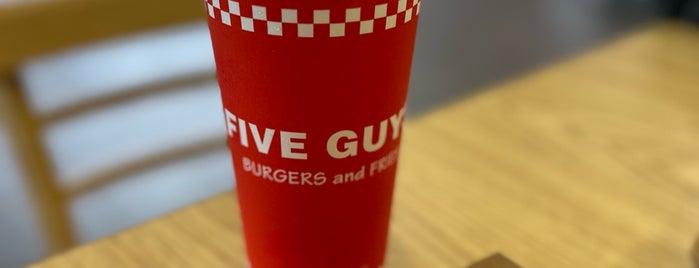 Five Guys is one of Douchebag.