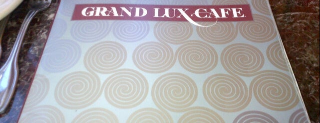 Grand Lux Café is one of Fab Food.
