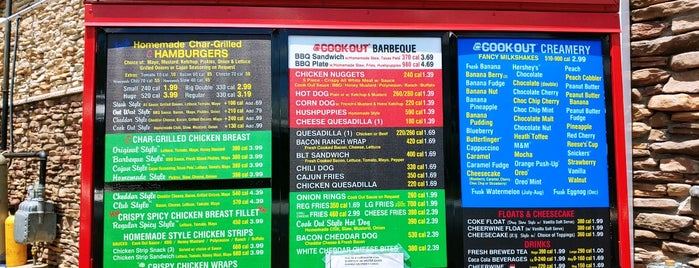 Cook Out is one of South.