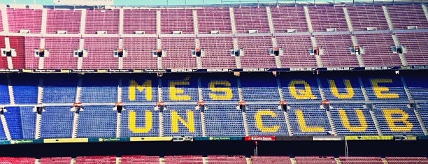 Camp Nou is one of World Discovery.