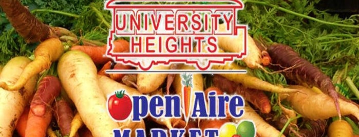 University Heights Open Aire Market is one of UH list.