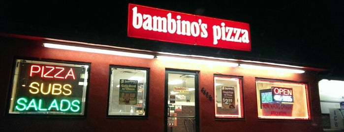 Bambino's Pizza & Subs is one of The 7 Best Places for Cheese Pizza in Toledo.