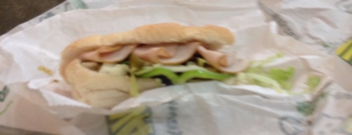 Subway is one of Awful Places to Eat: Avoid.