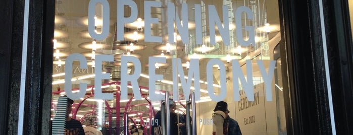 Opening Ceremony is one of NYC SHOPS.