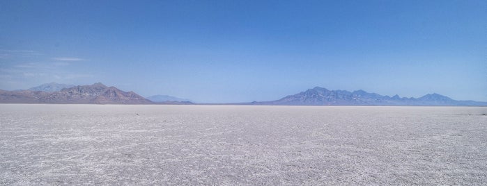 Bonneville Salt Flats is one of Utah - The Beehive State.