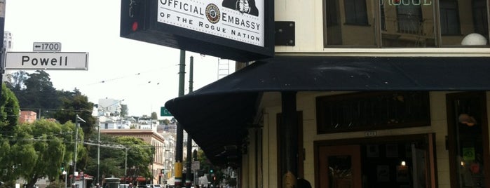 Rogue Ales Public House is one of The San Franciscans: Patio Seating.