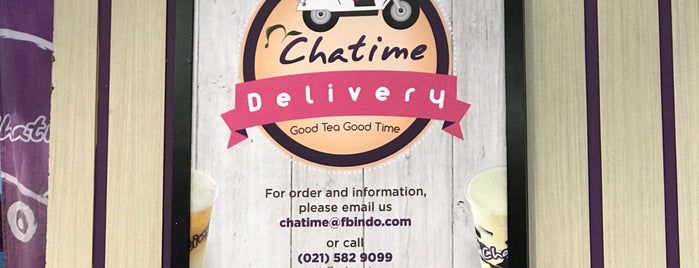 Chatime is one of Medan.