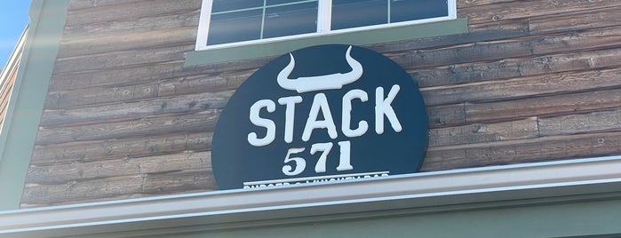 Stack 571 Burger & Whiskey Bar is one of American.