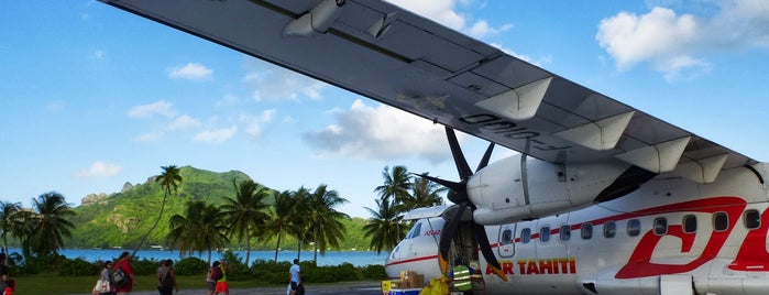 Maupiti Airport (MAU) is one of Polinésia.
