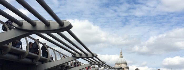 Millennium Bridge is one of Essential NYU: London.