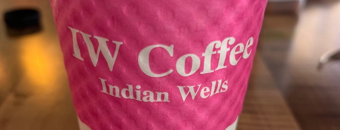 IW coffee is one of Palm/Desert Springs, La Quinta, Indio.