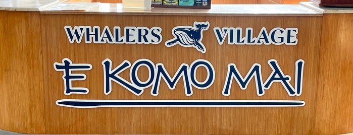 Whalers Village is one of Maui Musts.