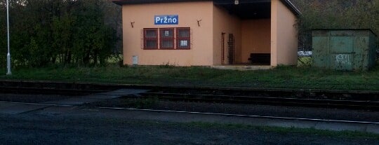 Železniční stanice Pržno is one of Železniční stanice ČR: P (9/14).