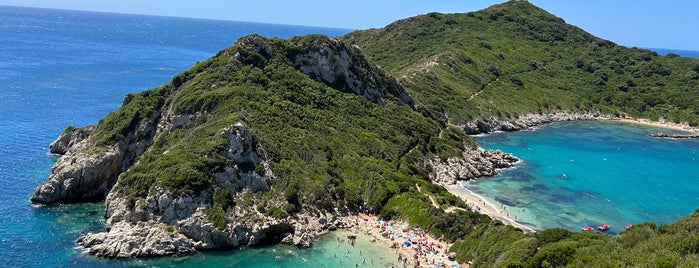 Afionas Beach is one of Corfu beaches.