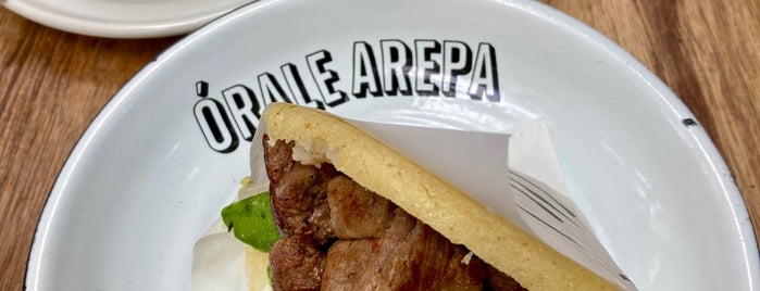 Órale Arepa is one of Restaurantes.
