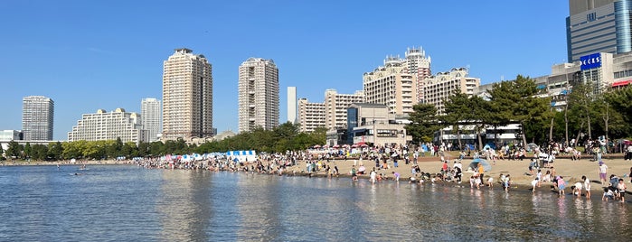Odaiba Beach is one of Tokyo, japan.