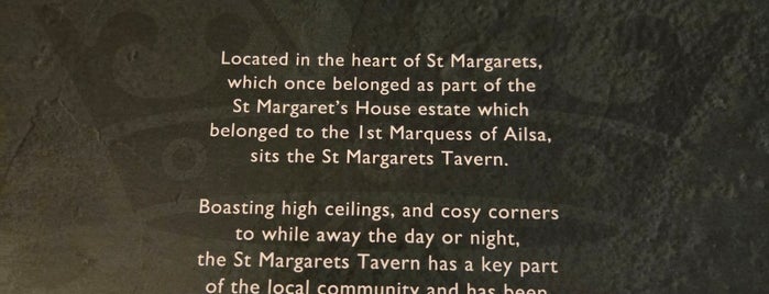 St Margarets Tavern is one of My local pubs.