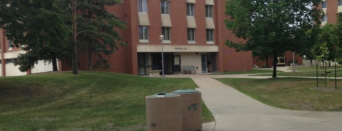 Thompson Hall is one of College.