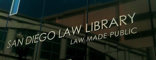 San Diego Law Library is one of Curt Ellerbee.
