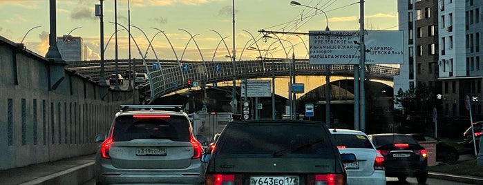 Карамышевский мост is one of สถานที่ที่ Le❌❌us 🏆 Corleone ถูกใจ.