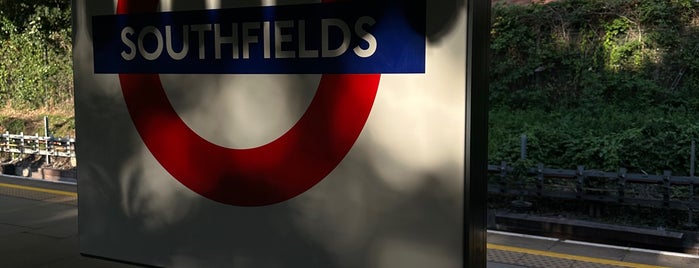 Southfields London Underground Station is one of United Kingdom, UK.