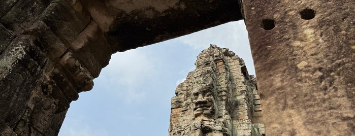 Bayon Temple is one of Siem Reap, Cambodia.