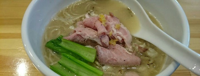 真鯛らーめん 麺魚 is one of ラーメン10ლ(´ڡ`ლ).