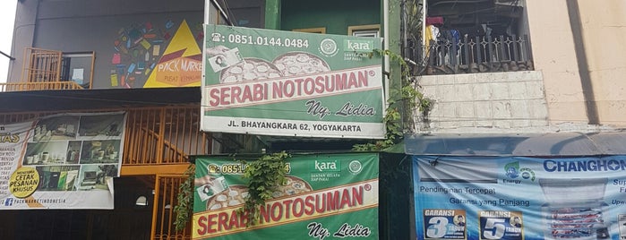 Serabi Notosuman is one of Yogyakarta Vegetarian.